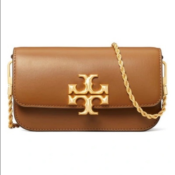 Tory Burch Eleanor phone crossbody in Moose NEW - Picture 3 of 13